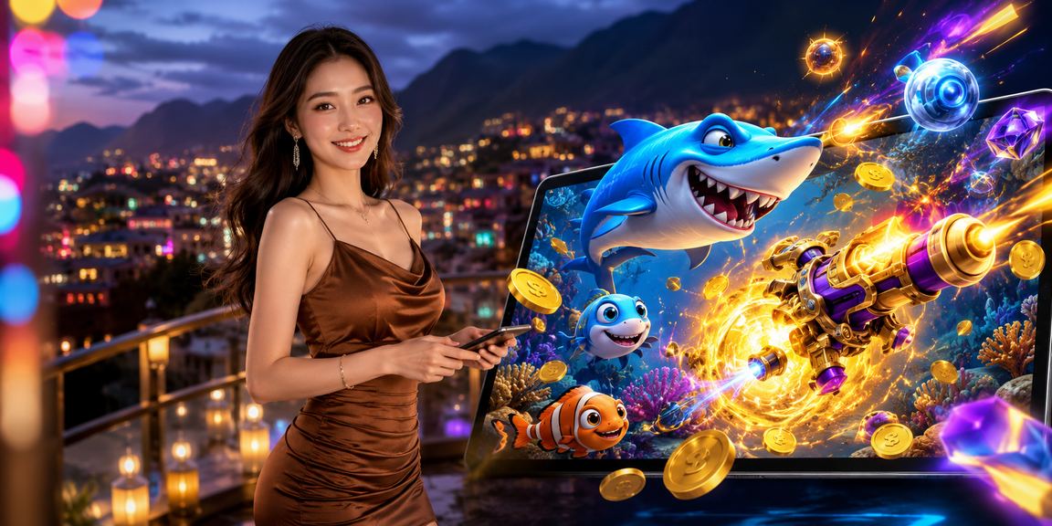 Người chơi bắn cá trực tuyến tại quán cà phê Sapa trên điện thoại di động